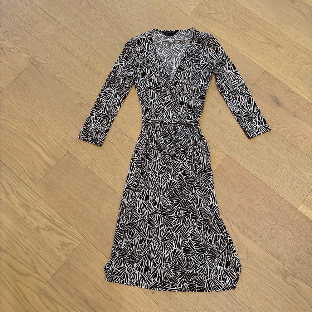 BCBG Maxazria Wrap Dress - women's dress work wear - designer summer dress